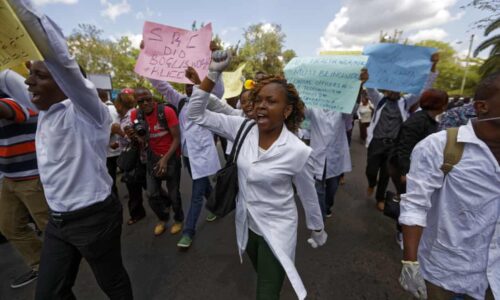 A nationwide strike by Kenyan doctors disrupts healthcare, forcing public ..